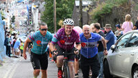 Watch: Tour de Munster cyclists take on St Patrick's Hill