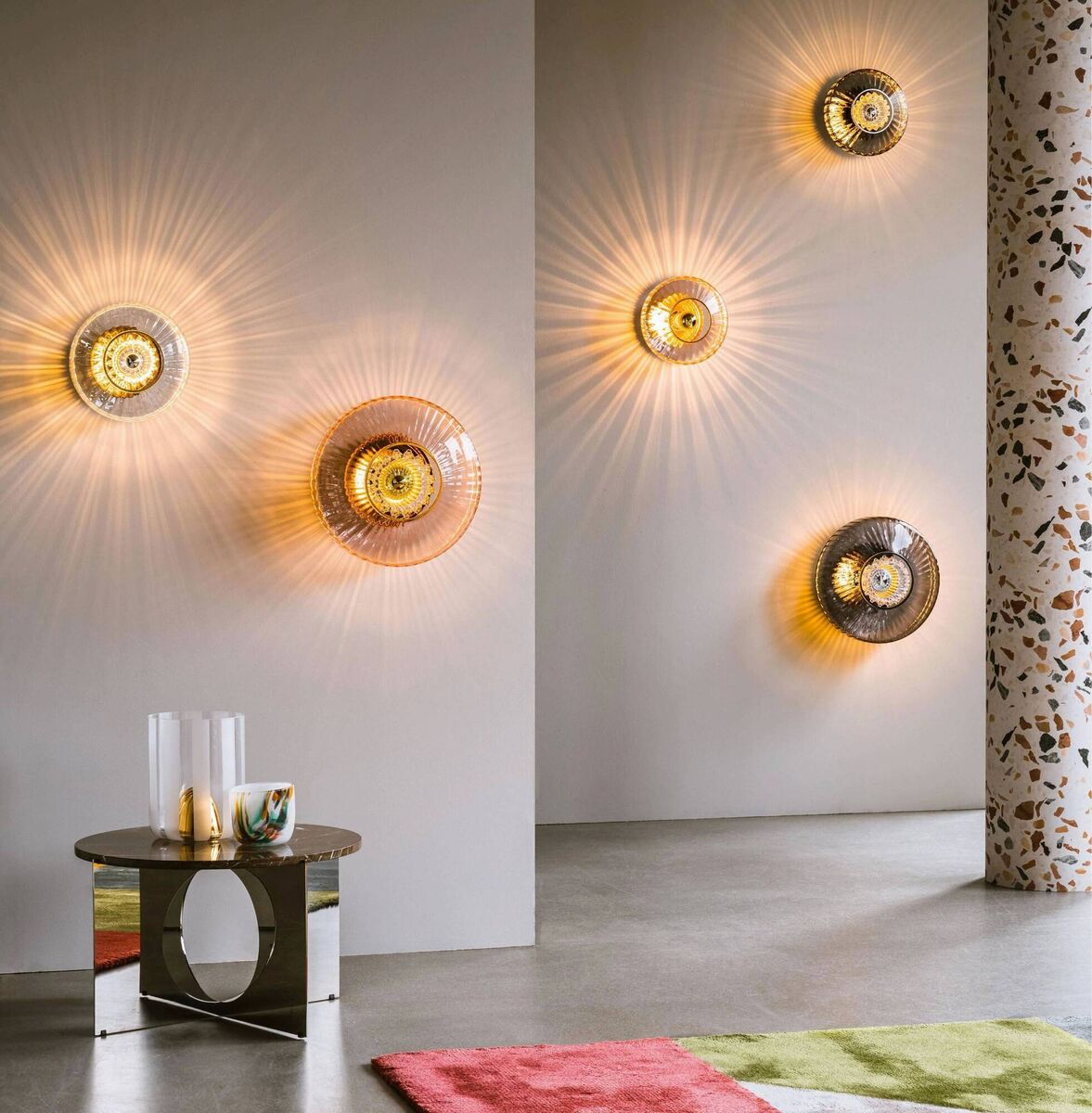 New Wave Optic wall lamp, €445, Lampmasters. New Wave Optic wall lamp, €445, Lampmasters.