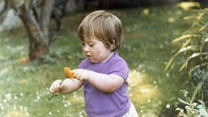 <p>Mandy Finlay at age two.</p>