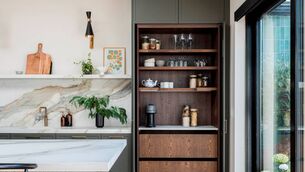 <p>A stunning bespoke pantry cupboard in gorgeous timber laminates from Noel Dempsey Kitchens (Dublin) curates a coffee lover's collection and offers oodles of extra storage. Pantries and built-in barista areas can be used for anything from working over a short desk to pastry-making.</p> <p>A stunning bespoke pantry cupboard in gorgeous timber laminates from Noel Dempsey Kitchens (Dublin) curates a coffee lover's collection and offers oodles of extra storage. Pantries and built-in barista areas can be used for anything from working over a short desk to pastry-making.</p>