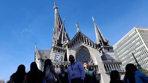 <p>Residents stand outside the Cathedral of Manizales after it was damaged by an earthquake in Manizales, Colombia. Picture: AP Photo/John Jairo Bonilla</p> <p>Residents stand outside the Cathedral of Manizales after it was damaged by an earthquake in Manizales, Colombia. Picture: AP Photo/John Jairo Bonilla</p>