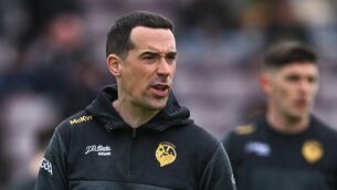 <p>Departing Longford boss Mike Solan. Pic: Brendan Moran/Sportsfile</p>