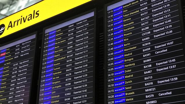 <p>The west London airport said 7.86 million passengers passed through its four terminals in July. File Picture</p>