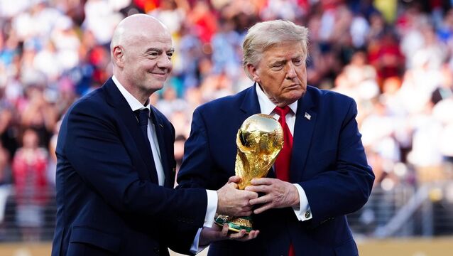 <p>US President Donald Trump has warned FIFA would be making a “terrible mistake” if they get rid of Gianni Infantino as the head of world football’s governing body.</p>