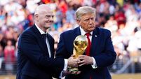 Gianni Infantino and Donald Trump File Photo