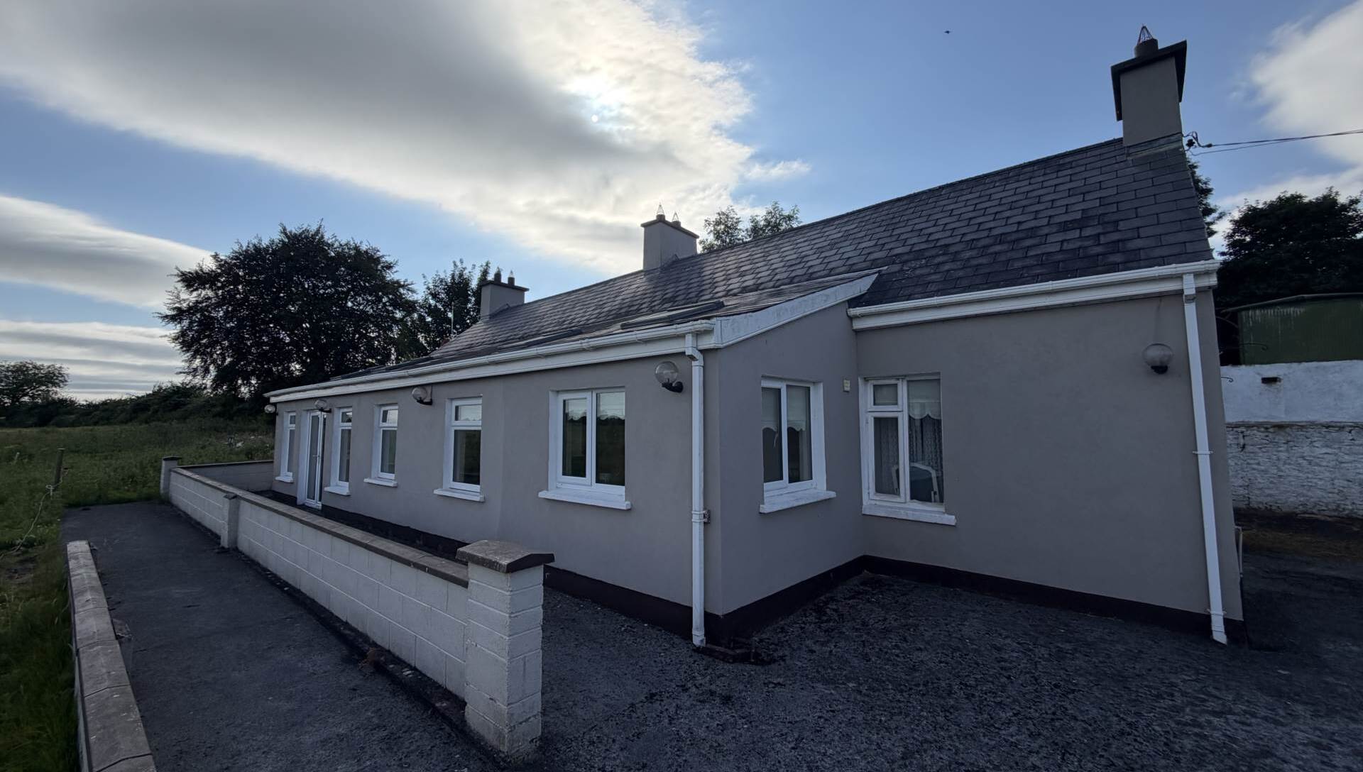 The farmhouse on the 112-acre farm at Drombanna, Co. Limerick.