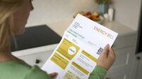 Energy Bill.jpg Close Up Of Woman Opening Euro Energy Bill During Cost Of Living Crisis