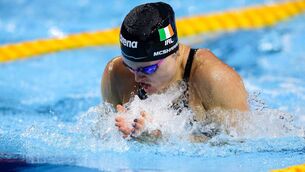 <p>Mona McSharry qualified second overall for the 100m breaststroke final at the European Championships. Pic: Ian MacNicol/Sportsfile</p>