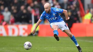 <p>Paddy Madden in action for Stockport County in 2024. Pic: Ben Roberts Photo/Getty Images</p> <p>Paddy Madden in action for Stockport County in 2024. Pic: Ben Roberts Photo/Getty Images</p>