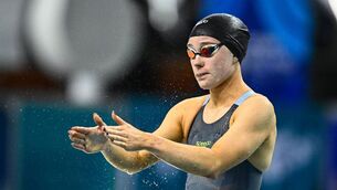 <p>Ellen Walshe swims in the 400m individual medley final at 6:54pm on Wednesday evening. Pic: Tyler Miller/Sportsfile</p>