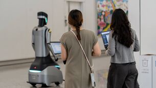 <p>A service robot on the departure level of Hong Kong International Airport last year. </p> <p>A service robot on the departure level of Hong Kong International Airport last year. </p>