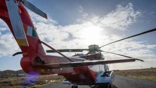 <p>Rescue 117 helicopter was tasked to the scene. File picture: Peter Grogan</p>