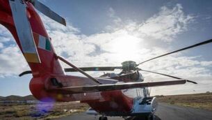 <p>Rescue 117 helicopter was tasked to the scene. File picture: Peter Grogan</p>