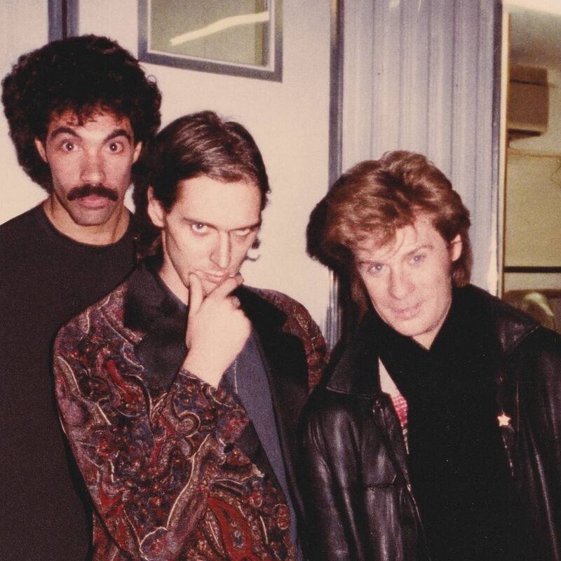 Hall and Oates and Tim Pope. Picture: Tim Pope 
