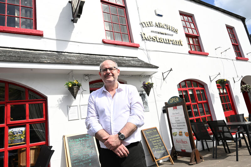John O'Connell at The Arches Restaurant in the village of Adare, Co Limerick. Picture: Larry Cummins John O'Connell at The Arches Restaurant in the village of Adare, Co Limerick. Picture: Larry Cummins