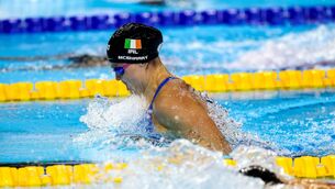<p>Mona McSharry won silver for Ireland in the 100m breaststroke at the European Aquatics Championships in Paris. Pic: Ian MacNicol/Sportsfile</p> <p>Mona McSharry won silver for Ireland in the 100m breaststroke at the European Aquatics Championships in Paris. Pic: Ian MacNicol/Sportsfile</p>
