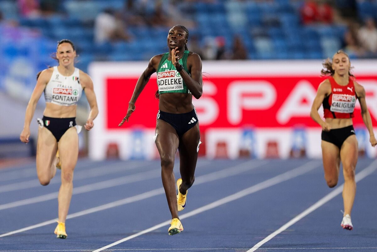 Ireland’s Rhasidat Adeleke in action. Pic:©INPHO/Morgan Treacy