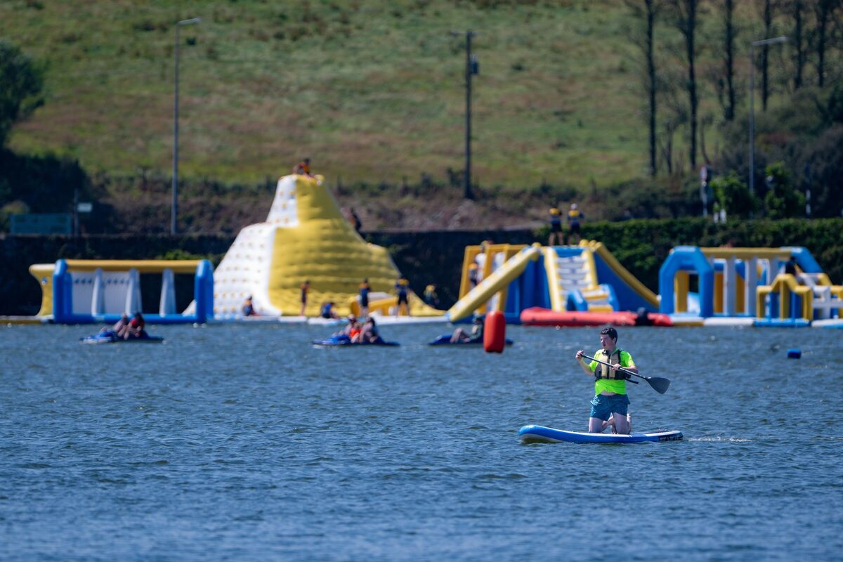 Friends and families having fun at the Lagoon Activity centre in Rosscarbery, Co. Cork. Picture Chani Anderson