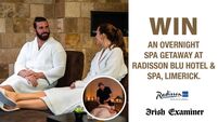 Win an overnight spa getaway at Radisson Blu Hotel & Spa, Limerick.