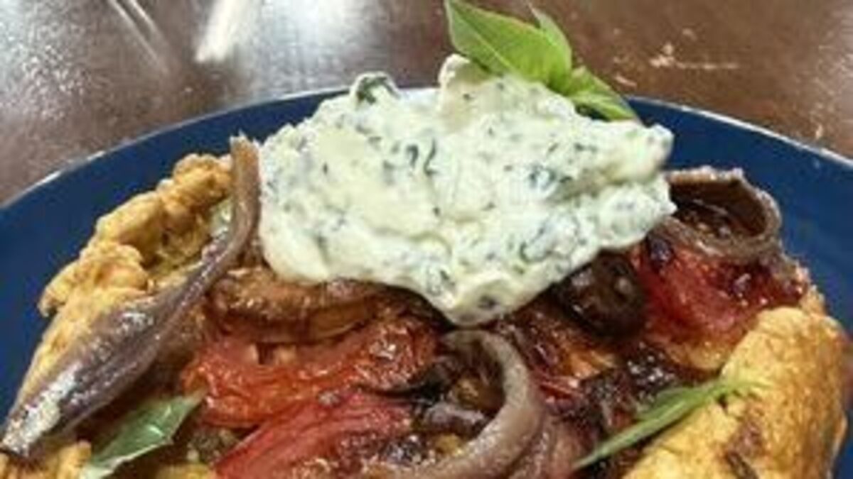 Camilla’s Tomato and Anchovy Galette