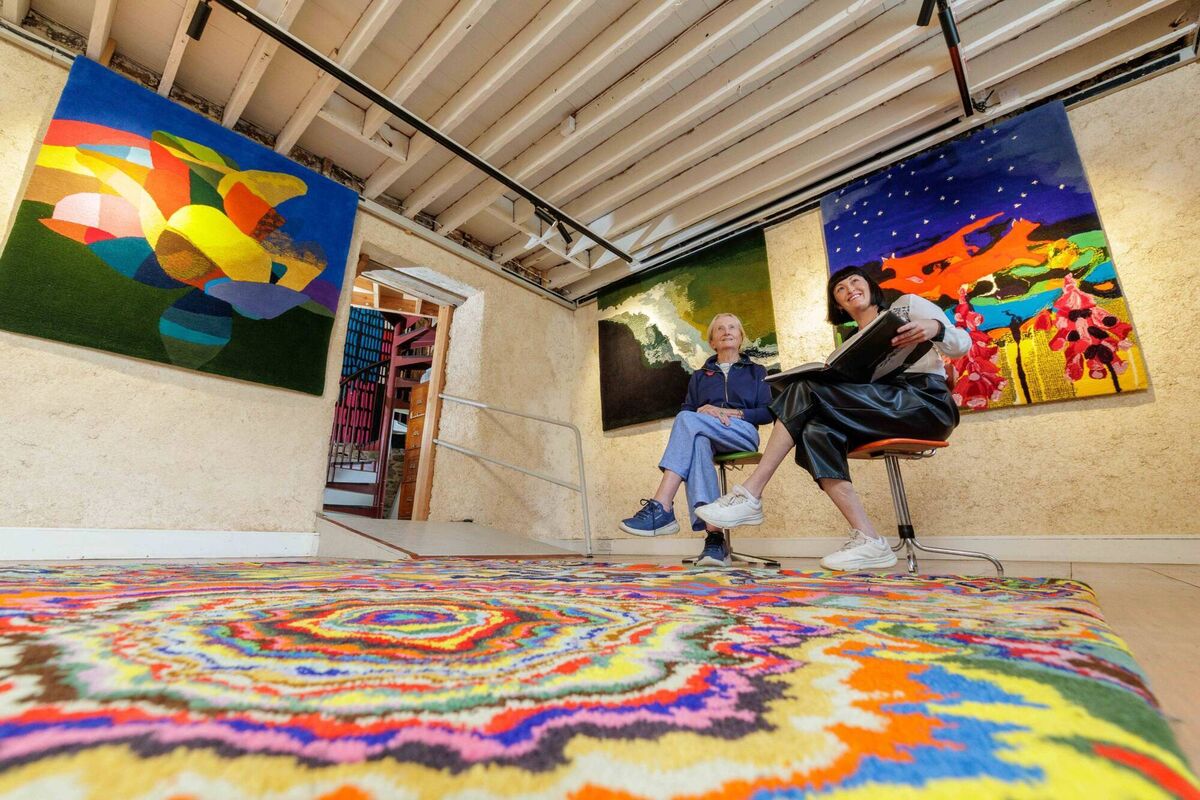 Artists Gwen O’Dowd and Serena Caulfield at the launch of Place. Picture: Dylan Vaughan Artists Gwen O’Dowd and Serena Caulfield at the launch of Place. Picture: Dylan Vaughan