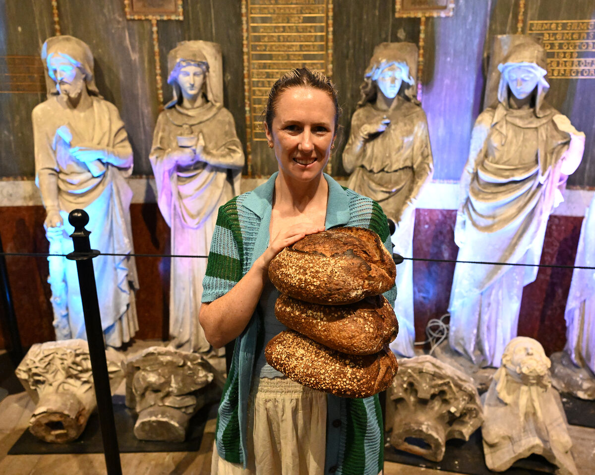Sharon Gleeson of The Grumpy Baker was among the producers featured in the Cork on a Fork supper event at St Fin Barre's Cathedral on Thursday night. Picture: Larry Cummins Sharon Gleeson of The Grumpy Baker was among the producers featured in the Cork on a Fork supper event at St Fin Barre's Cathedral on Thursday night. Picture: Larry Cummins