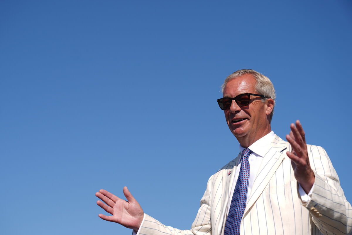Reform UK leader Nigel Farage arriving to cast his vote in the Clacton by-election. Reform UK leader Nigel Farage arriving to cast his vote in the Clacton by-election.