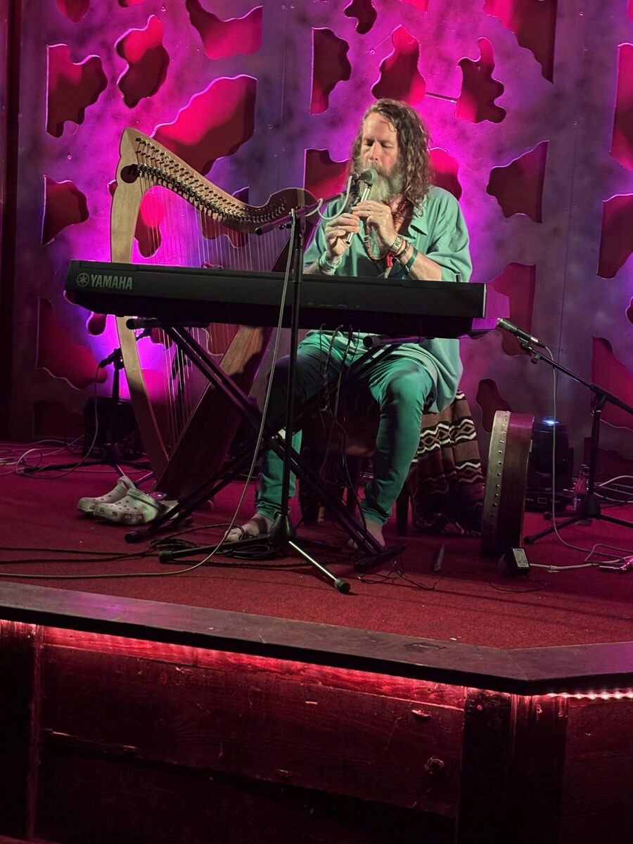 Liam Ó Maonlaí performing live at The Tanyard for the 2026 Skibbereen Blues, Soul & Roots Festival Liam Ó Maonlaí performing live at The Tanyard for the 2026 Skibbereen Blues, Soul & Roots Festival