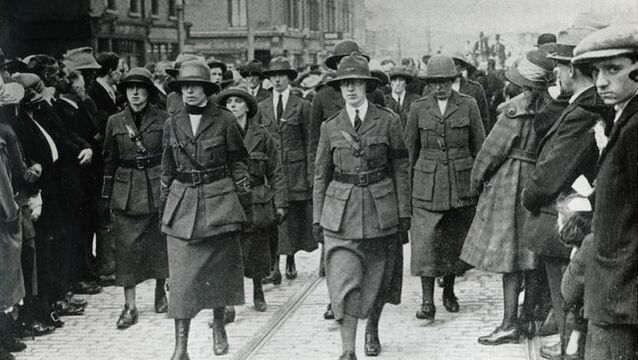 <p>Some members of Cumann na mBan who carried out vital work to help Ireland gain independence.</p>