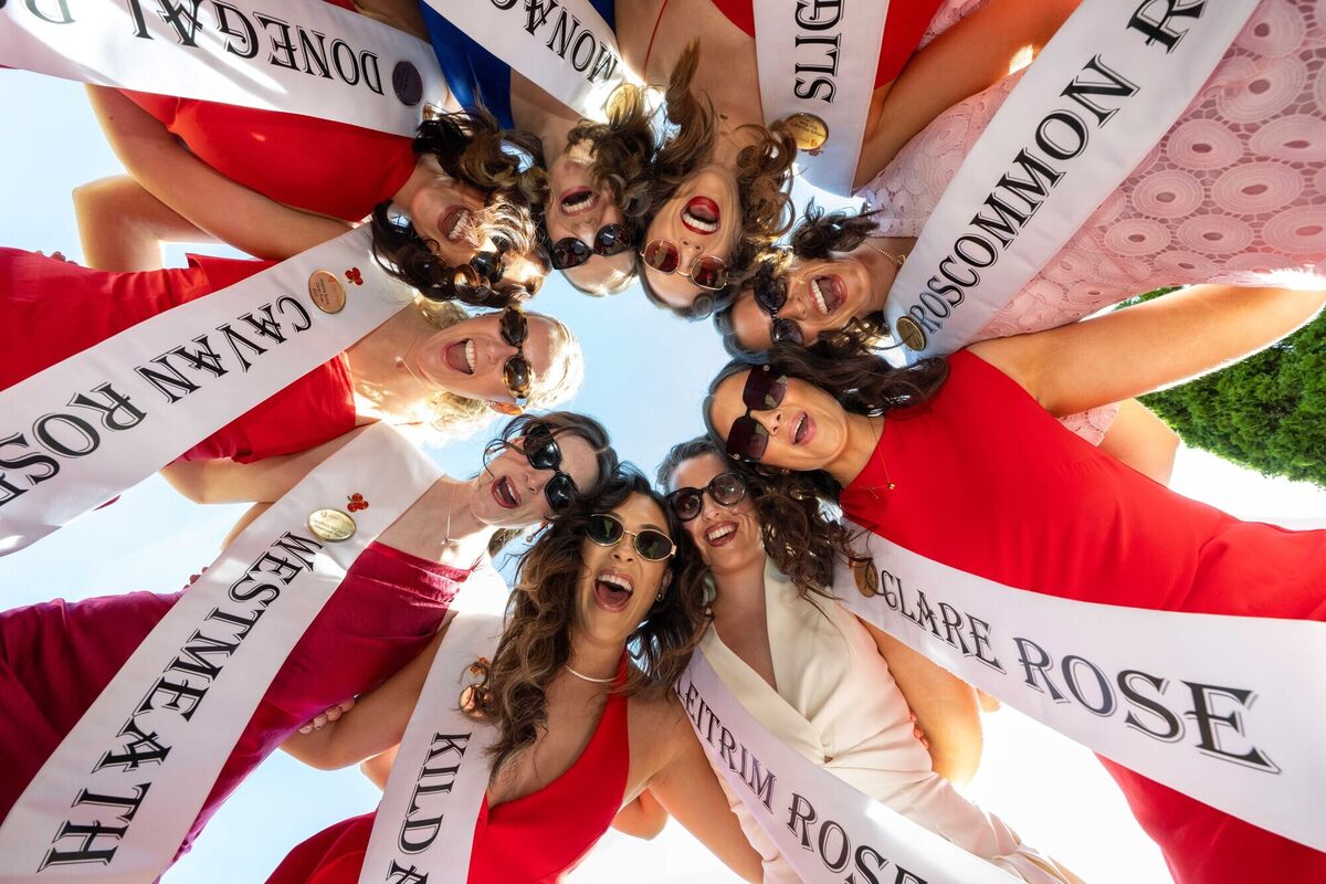 Westmeath Rose Caoilfhinn Ní Choiligh, Kildare Rose Jessica Hunter, Leitrim Rose Catherine Cullen, Clare Rose Méabh Holland, Roscommon Rose Rebecca Collins, Sligo Rose Bethany McLoughlin, Monaghan Rose Leah Murphy, and Cavan Rose Grainne Burns at the launch of the 2026 Rose of Tralee International Festival at St. Helen's Hotel, Stillorgan, Dublin. Picture: Domnick Walsh / Eye Focus LTD Westmeath Rose Caoilfhinn Ní Choiligh, Kildare Rose Jessica Hunter, Leitrim Rose Catherine Cullen, Clare Rose Méabh Holland, Roscommon Rose Rebecca Collins, Sligo Rose Bethany McLoughlin, Monaghan Rose Leah Murphy, and Cavan Rose Grainne Burns at the launch of the 2026 Rose of Tralee International Festival at St. Helen's Hotel, Stillorgan, Dublin. Picture: Domnick Walsh / Eye Focus LTD