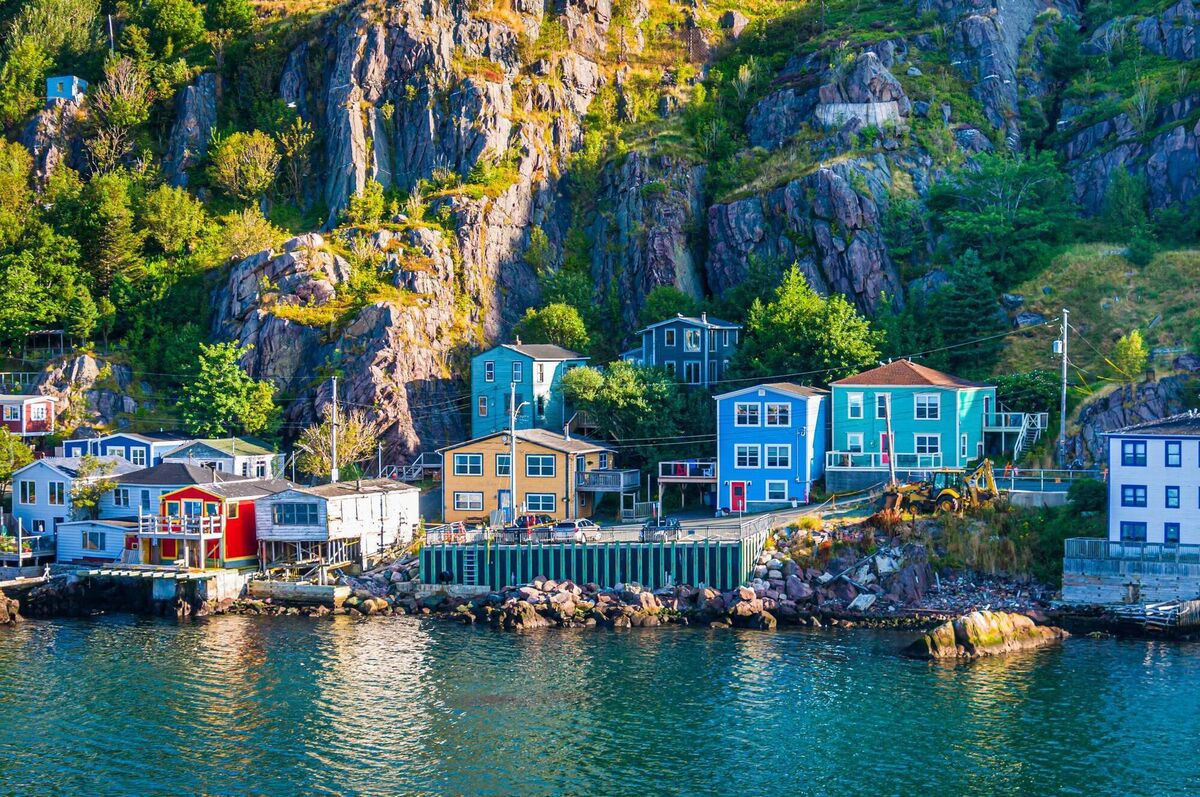 St. John's Harbor in Newfoundland, Canada St. John's Harbor in Newfoundland, Canada