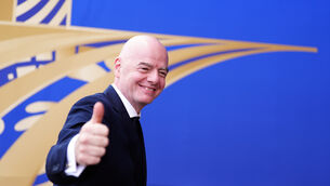 <p>FIFA president Gianni Infantino has seen his position come under scrutiny (Bradley Collyer/PA)</p>