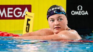 <p>Mona McSharry won bronze for Ireland in the 200m breaststroke at the European Chamionships. Pic: ©INPHO/Andrea Masini</p> <p>Mona McSharry won bronze for Ireland in the 200m breaststroke at the European Chamionships. Pic: ©INPHO/Andrea Masini</p>