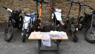 <p>Four people, including a juvenile, have been arrested following a Garda operation in Dún Laoghaire during which approximately €100,000 worth of controlled drugs was seized.</p> <p>Four people, including a juvenile, have been arrested following a Garda operation in Dún Laoghaire during which approximately €100,000 worth of controlled drugs was seized.</p>
