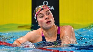 <p>Ireland's Ellen Walshe won her second gold medal of the European Aquatics Championships in the 200m individual medley. Pic: Ewan Gavet/Sportsfile</p>
