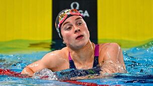 <p>Ireland's Ellen Walshe won her second gold medal of the European Aquatics Championships in the 200m individual medley. Pic: Ewan Gavet/Sportsfile</p>