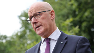 <p>Those who made ‘hard comments’ about a former Cambridge professor must ‘consider the impact of their words’, John Swinney has said (Steve Welsh/PA)</p>