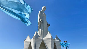 The Virgin Mary statue in the village of Konotopie (Claudia Ciobanu/AP) The Virgin Mary statue in the village of Konotopie (Claudia Ciobanu/AP)