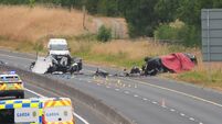 Crash on M9 in Co Kildare