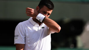 <p>Novak Djokovic lost his first match since losing to Jannik Sinner at Wimbledon. Pic: Mike Egerton/PA</p>