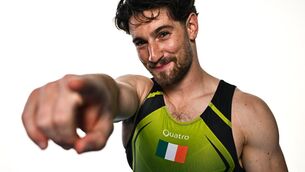 <p>Daniel Fox during the Gymnastics Ireland content gathering day at the Sport Ireland National Gymnastics Training Centre in Dublin. Photo by David Fitzgerald/Sportsfile</p>