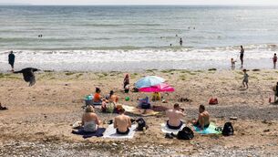 <p>Fountainstown, Co Cork on June 25, one of the hottest days of the year so far. One complaint to Met Éireann said its website routinely showed temperatures of only 15C or 16C while other forecasts suggested highs of 25C-27C during the heatweaves. Picture: David Creedon</p>