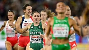 <p>Sarah Healy: “At 300m to go, I just feel like there was a gap, and the girls were kind of gone." Pic: Sam Barnes/Sportsfile</p>