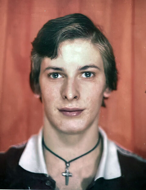 Seán Keane in his late teens, when he lived in London for three years. Seán Keane in his late teens, when he lived in London for three years.