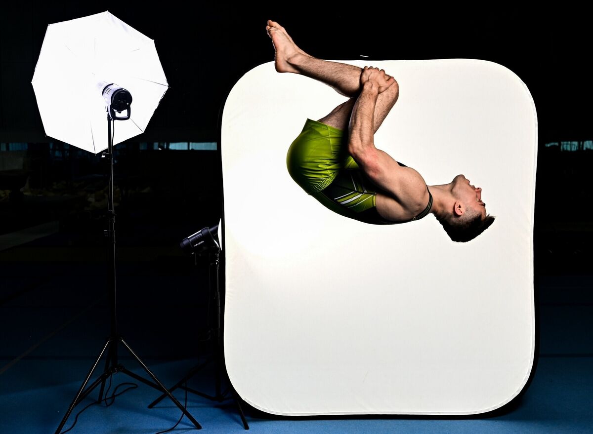 Eamon Montgomery during the Gymnastics Ireland content gathering day at the Sport Ireland National Gymnastics Training Centre in Dublin. Photo by David Fitzgerald/Sportsfile Eamon Montgomery during the Gymnastics Ireland content gathering day at the Sport Ireland National Gymnastics Training Centre in Dublin. Photo by David Fitzgerald/Sportsfile