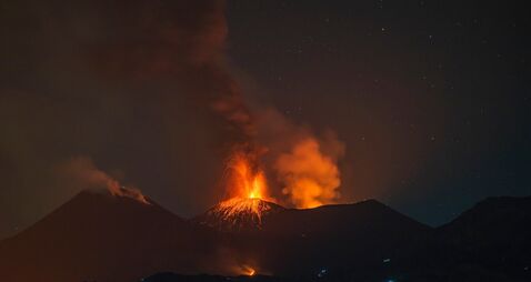 Italy Etna Volcano
