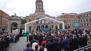 <p>The opening ceremony of Ireland's EU presidency at Dublin Castle last month. Ireland will hold the presidency of the Council of the European Union for six months, which will see the country host hundreds of EU meetings as well as visits by EU leaders. Photo: Niall Carson</p>