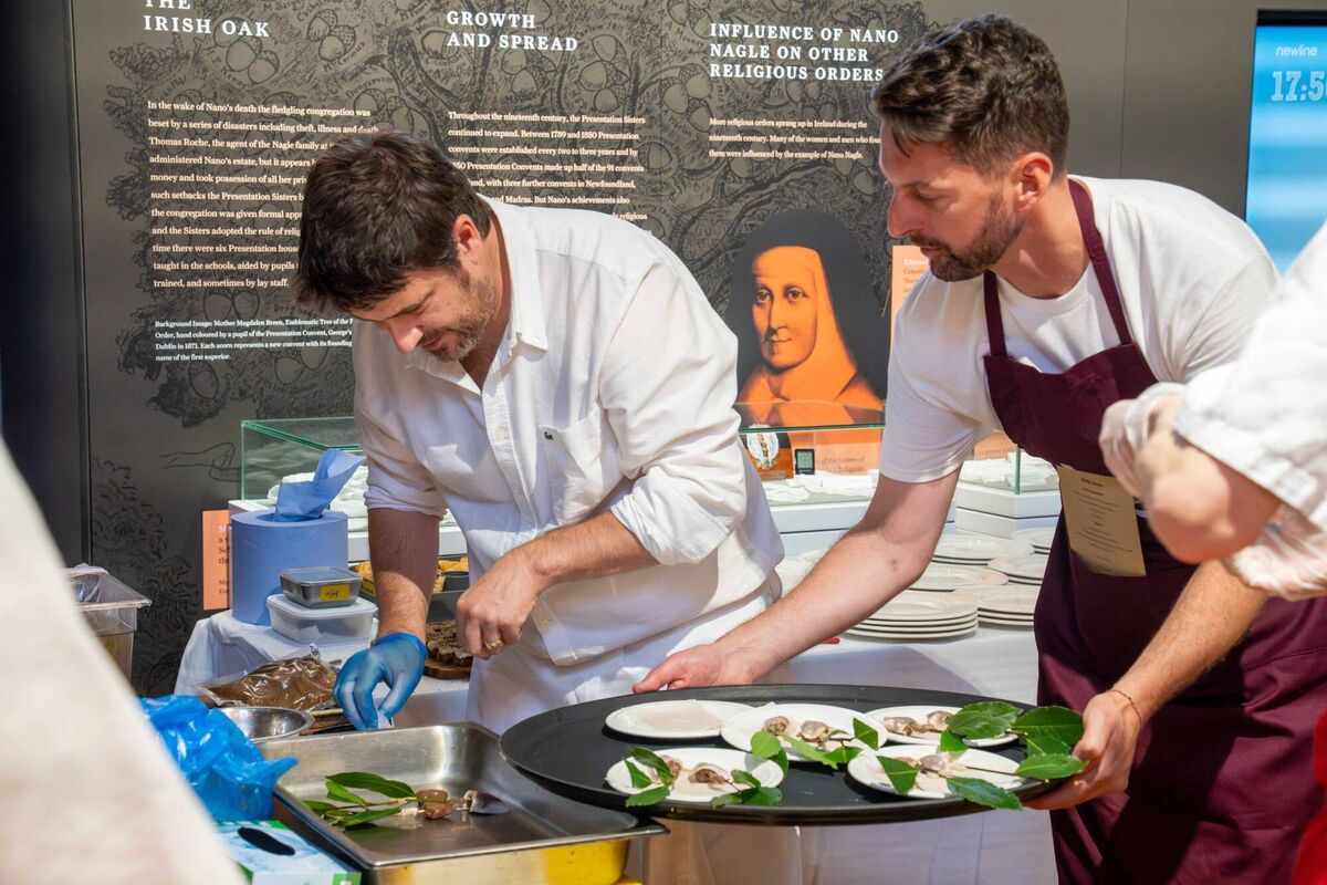 Chefs preparing food at Goldie Chapel. Picture: ThaliaGreaux