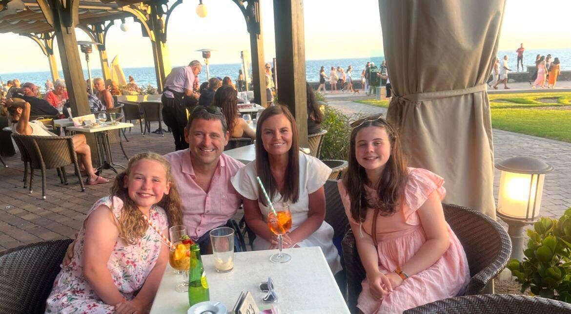 Barry Rice, 46, from Co Dublin with his wife Claire and daughters Isabelle, 11, and Ellen, 13. He was first diagnosed with Friedrich's Ataxia 13 years ago. Barry Rice, 46, from Co Dublin with his wife Claire and daughters Isabelle, 11, and Ellen, 13. He was first diagnosed with Friedrich's Ataxia 13 years ago.