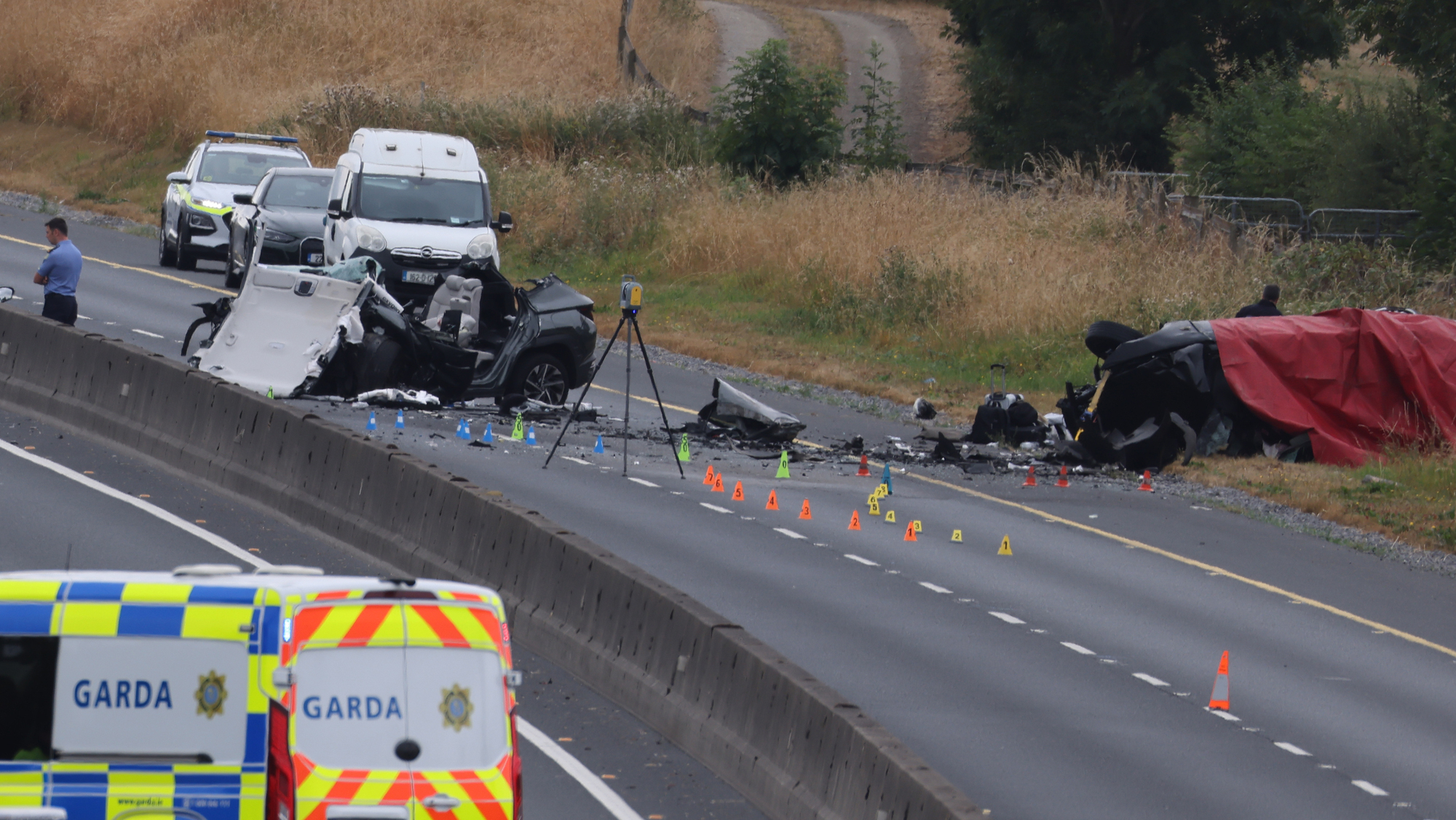 Gardaí investigating backgrounds of five teenagers who died in head-on collision on motorway